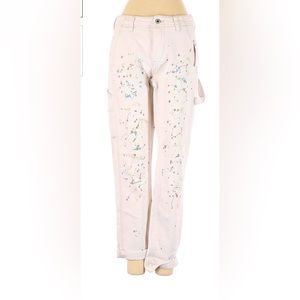 Anthropologie Pilcro splatter print jeans